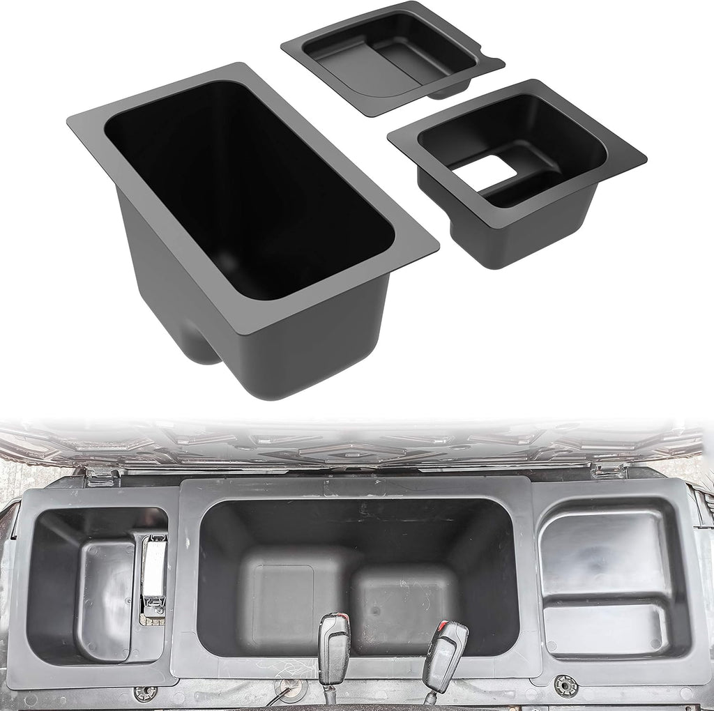 Left & Right Under Seat Storage Box for Polaris Ranger 500 570 Mid Size 50" Wide 2015-2021, Pack of 2 Q9622