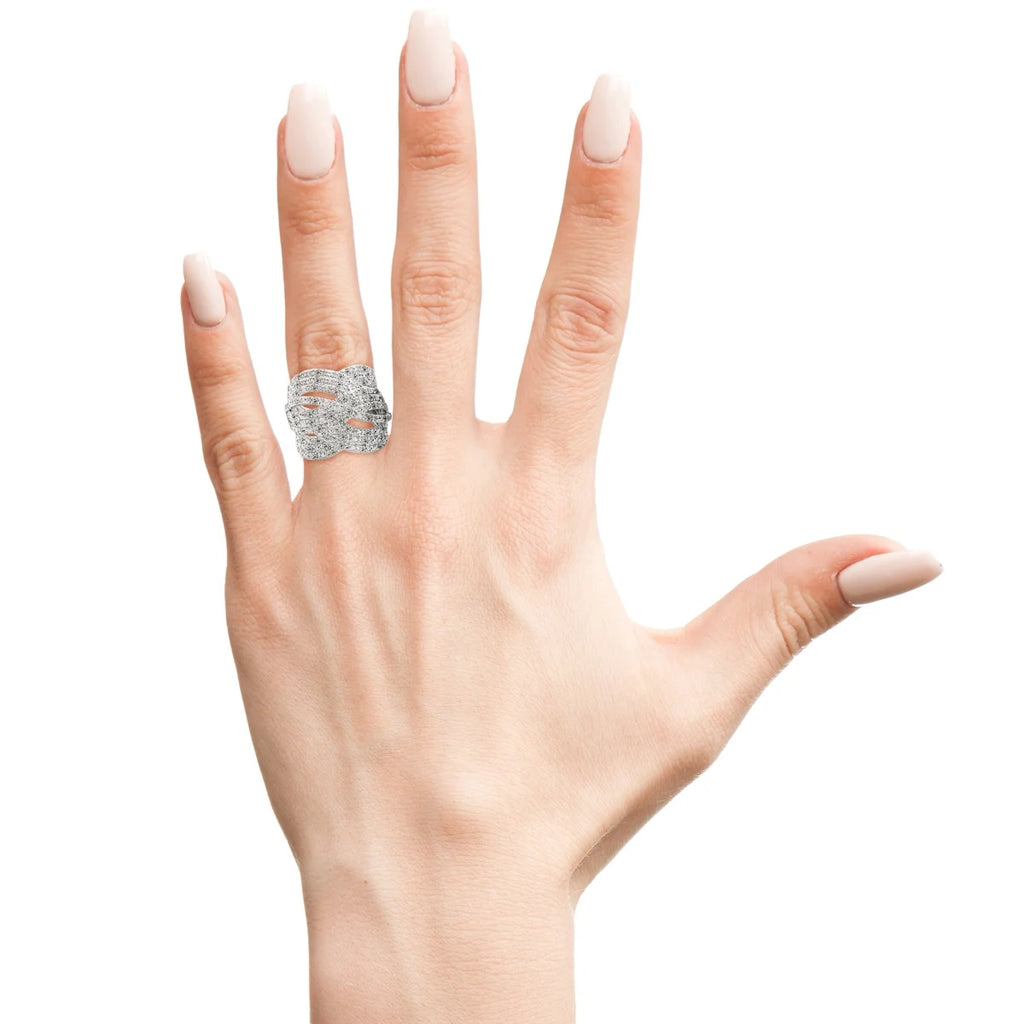 1 Carat Natural Raw Rose Cut Diamond Cocktail Ring P758901