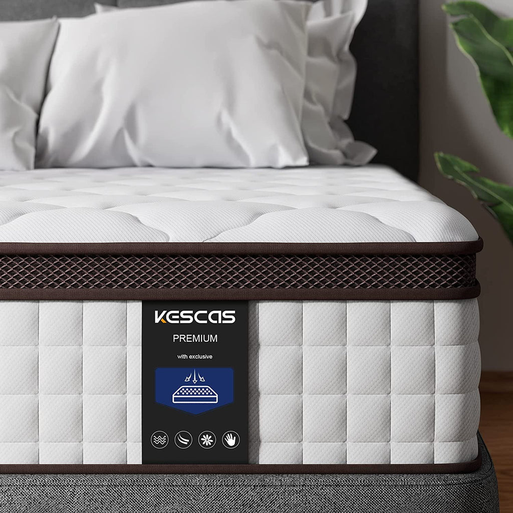 10 Inch Medium Firm Hybrid Twin Mattress F489153
