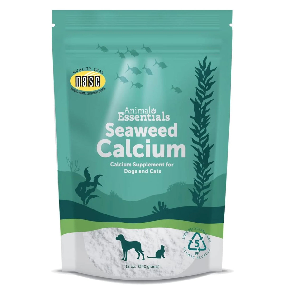 Seaweed Calcium Supplement for Dogs and Cats 12 Oz C3804