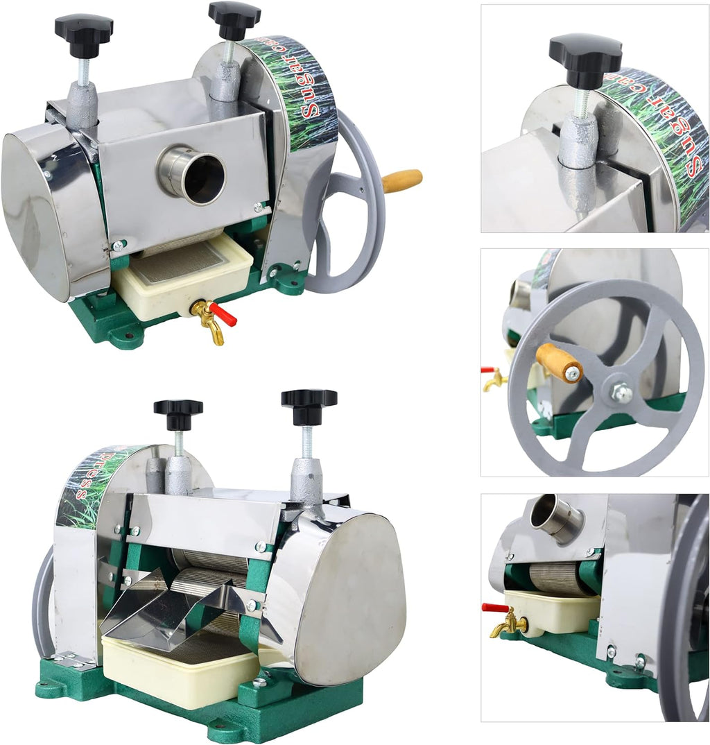 Manual Sugarcane Juice Extractor with Stainless Steel Shell J17586