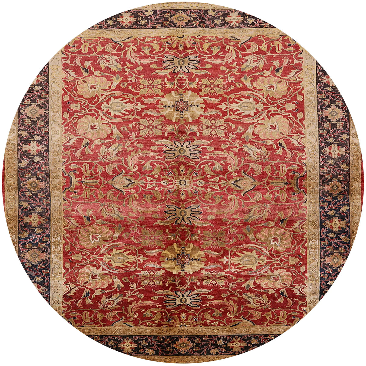Brown Sand Oriental Area Rug R37021