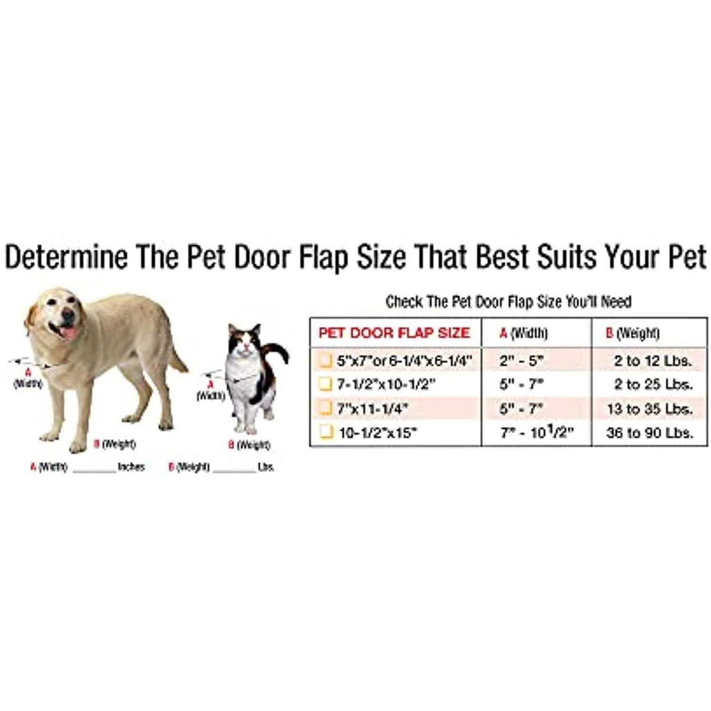 Aluminum Sash Pet Door J90159