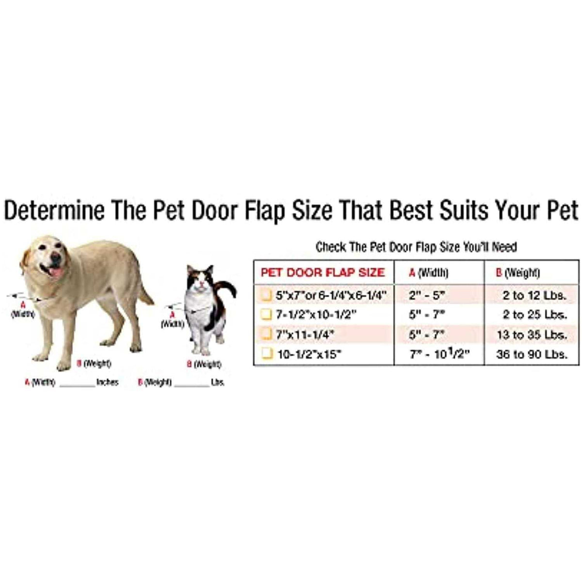 Aluminum Sash Pet Door J90159