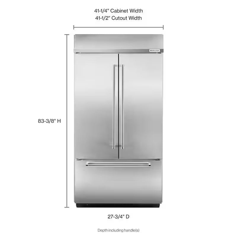 Built-In French Door Refrigerator in Stainless Steel T530770