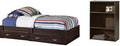 2 Piece Bedroom Set with Platform Bed and Bookcase A734847