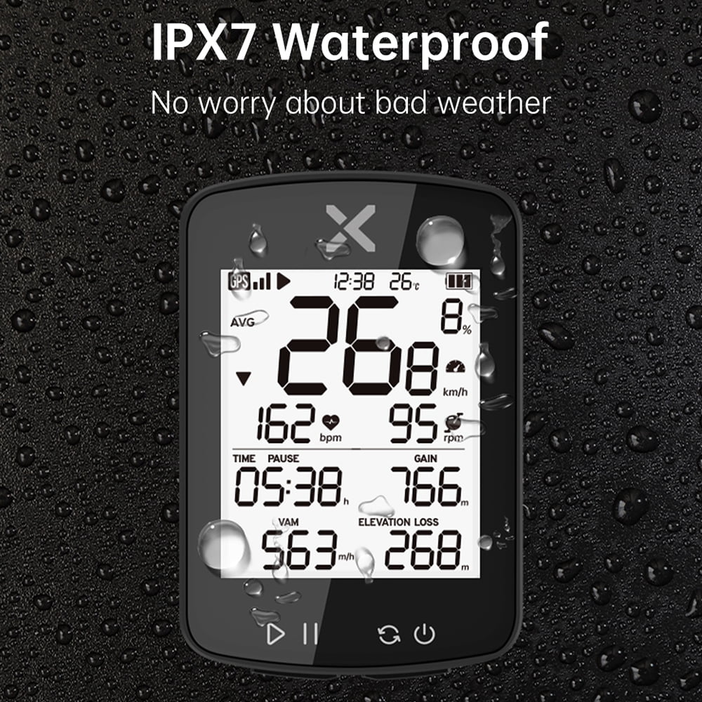 Wireless Waterproof Bike Computer with Speed Distance Thermometer L4261