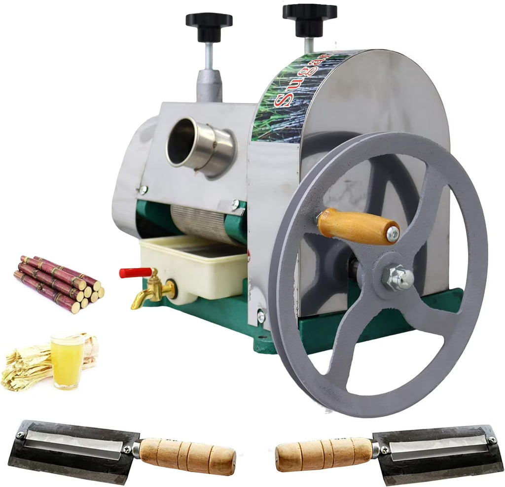 Manual Sugarcane Juice Extractor with Stainless Steel Shell J17586