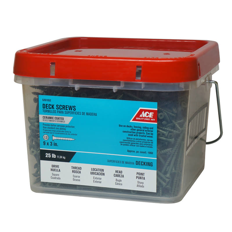 25 lb. Square Steel Deck Screws A74275
