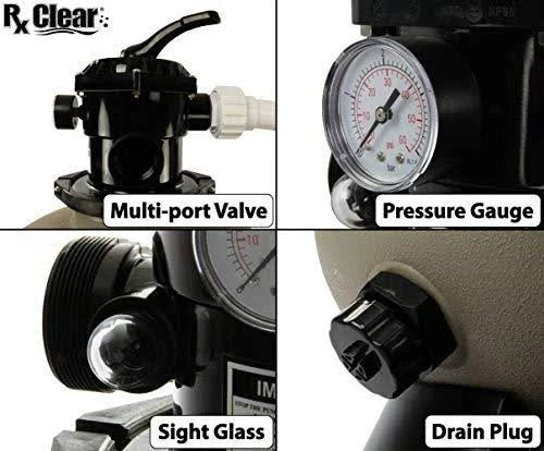 19 inch Above Ground Swimming Pool Sand Filter H325602
