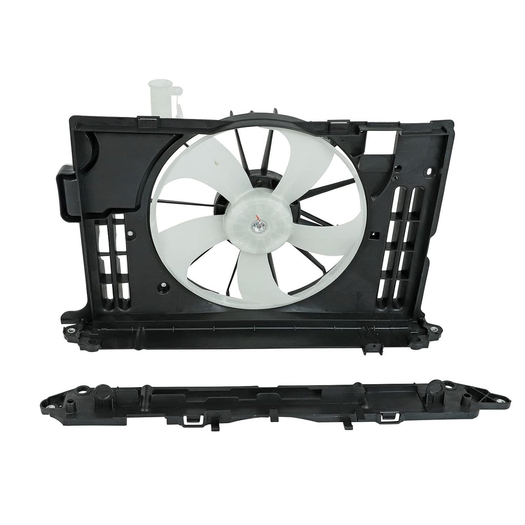 Radiator Cooling Fan Assembly Compatible with 2014 2015 2016 Toyota Corolla, Pack of 2 T146299