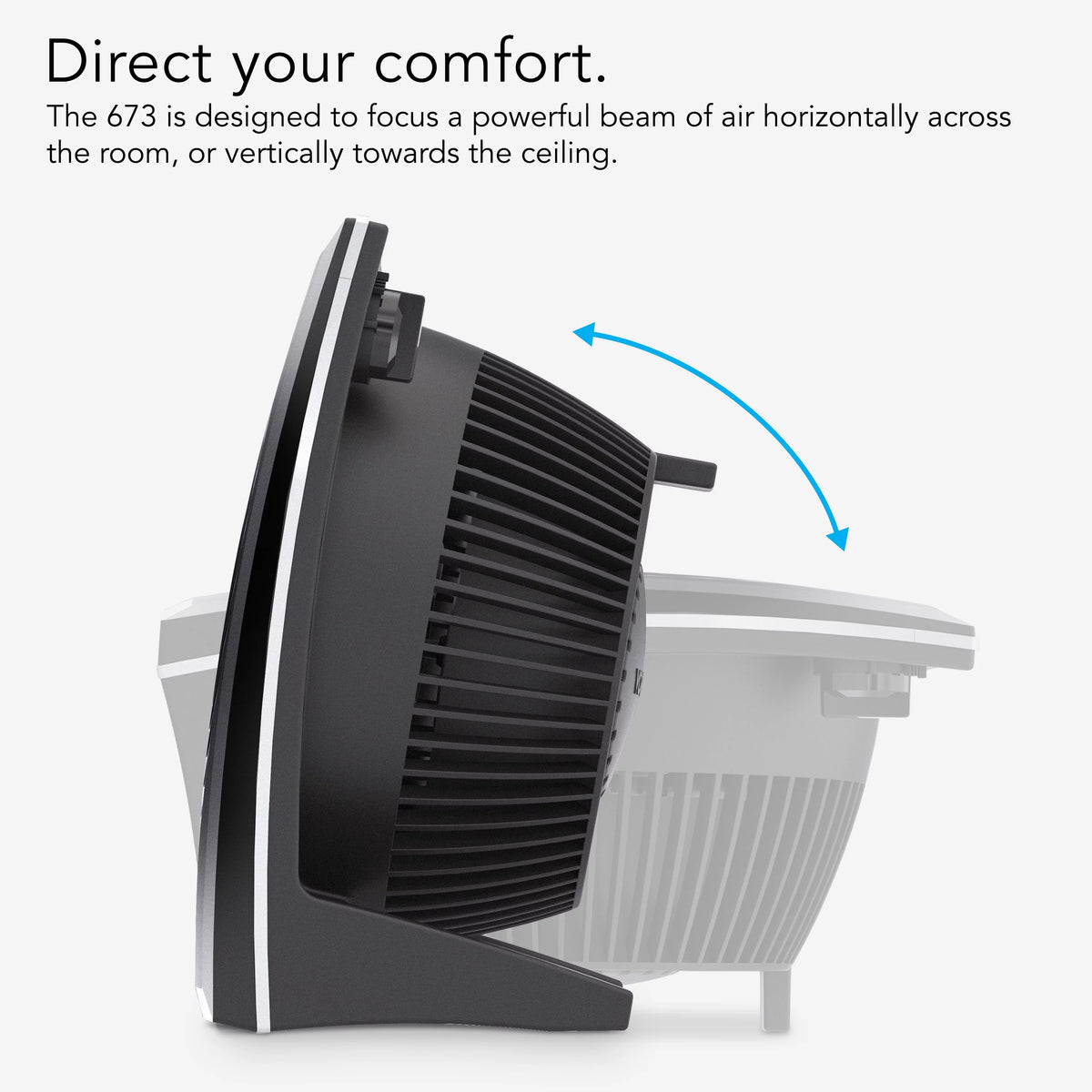 Black Medium Panel Floor Fan M974900