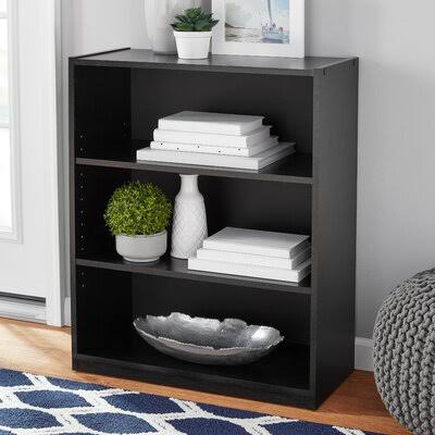 Black Standard Bookcase V70704