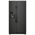 Freestanding Side by Side Refrigerator, 21.4 Cu. Ft. Total Capacity, Frameless Glass W438