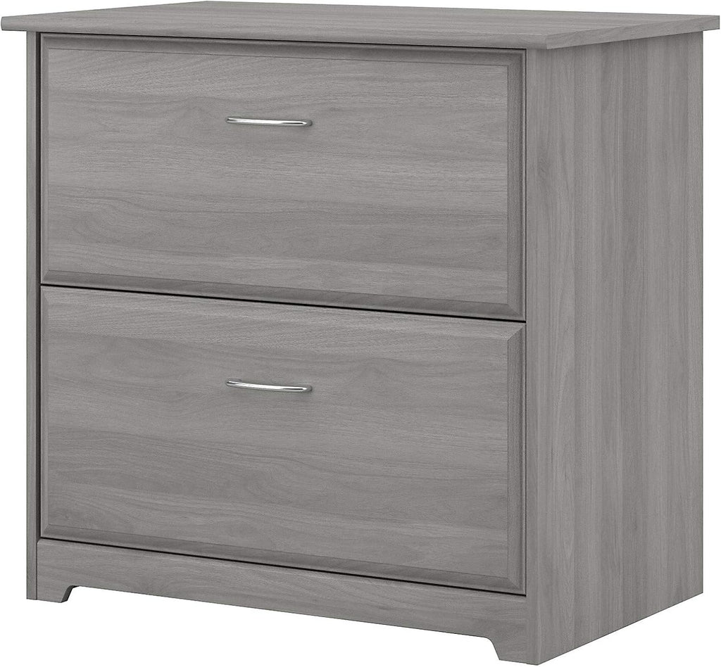 White 2 Drawer Lateral File Cabinet U8107