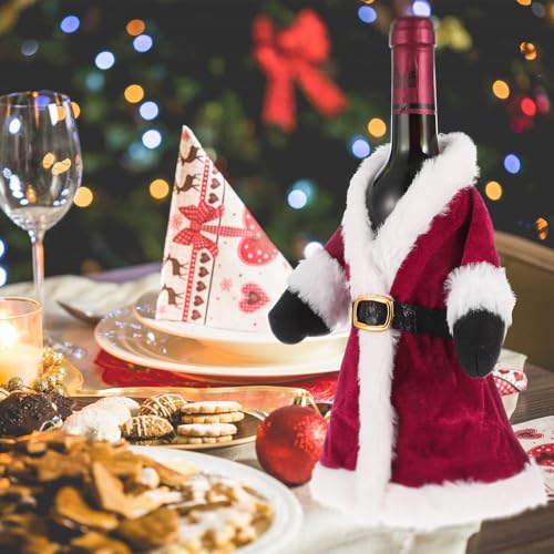 2pcs Christmas Wine Bottle Covers O2761