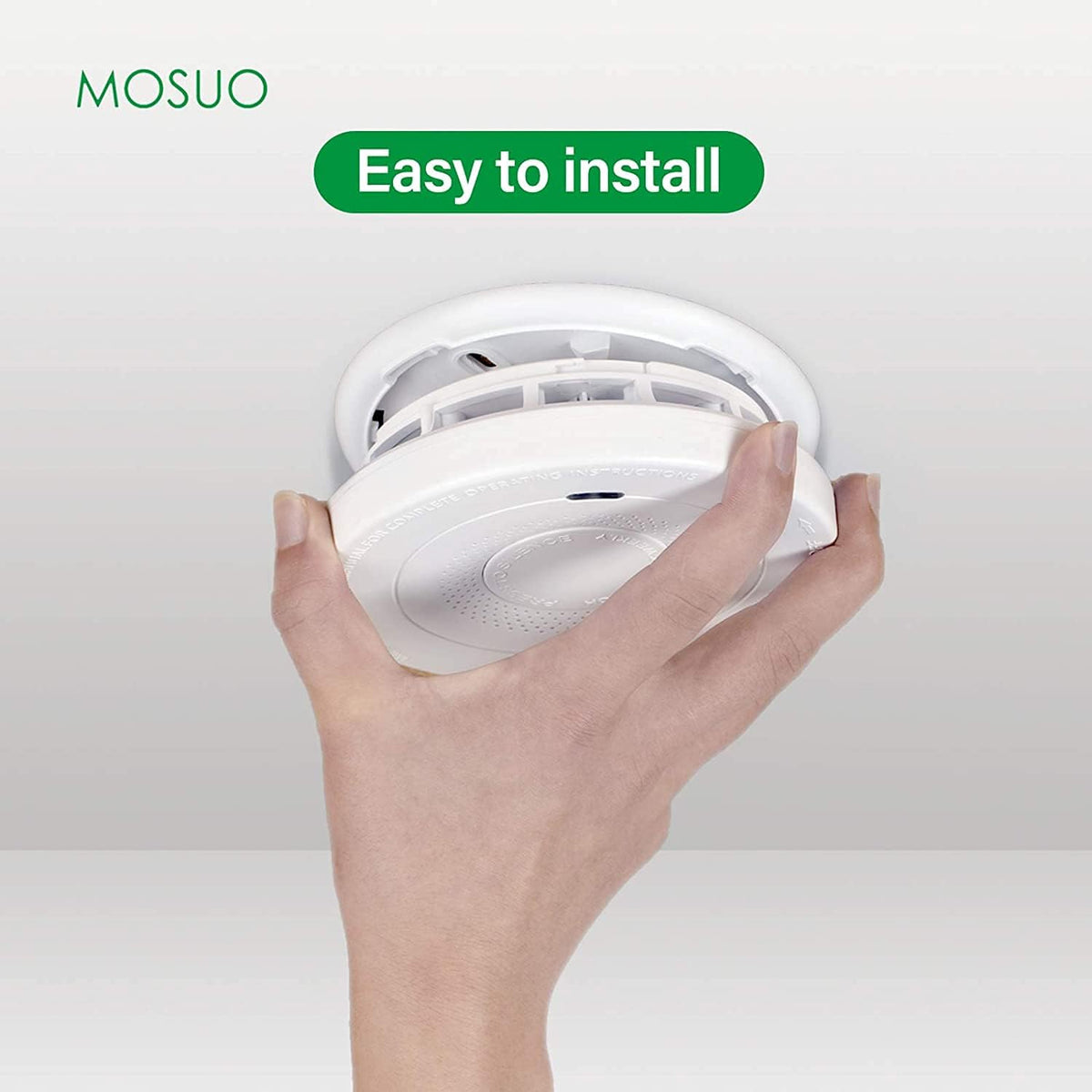 3PCS Smoke and Carbon Monoxide Detector Alarm with Voice Warning, 10 Year Lithium Battery Backup, Dual Sensor H228
