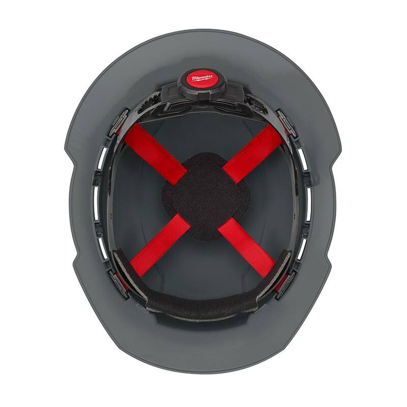 Gray Type 1 Class C Vented Hard Hat 10-Pack I70271