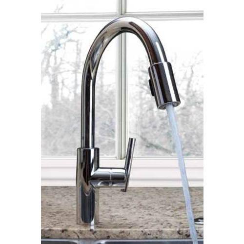 Polished Nickel Pull-Down Kitchen Faucet Z6471