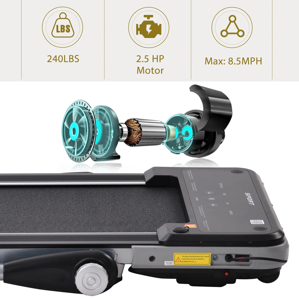 2.5HP Foldable Electric Treadmill U394044
