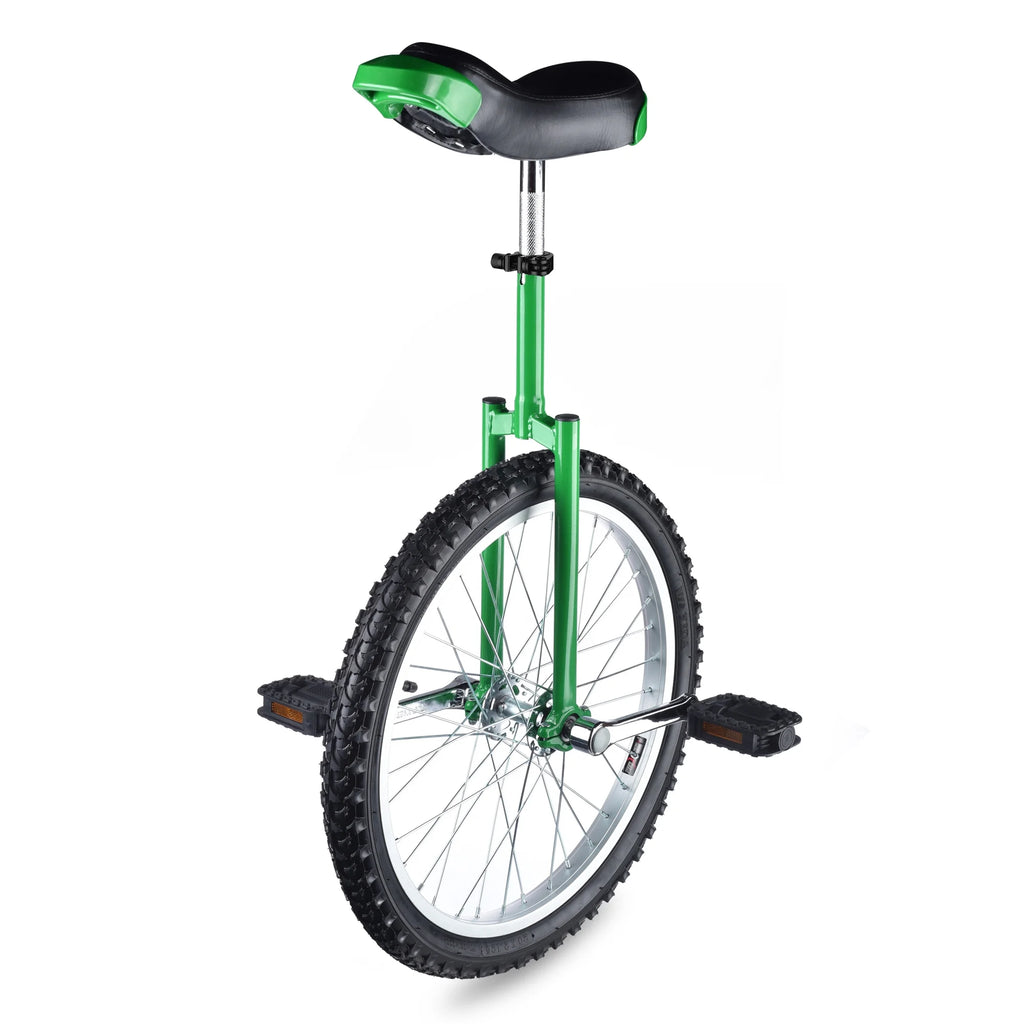 20 Inch Outdoor Unicycle Bike Yellow & Green J7932