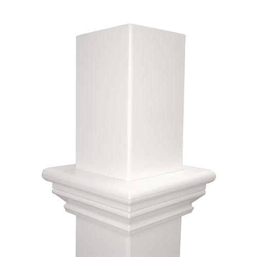 White Decorative Mounting Post Z532