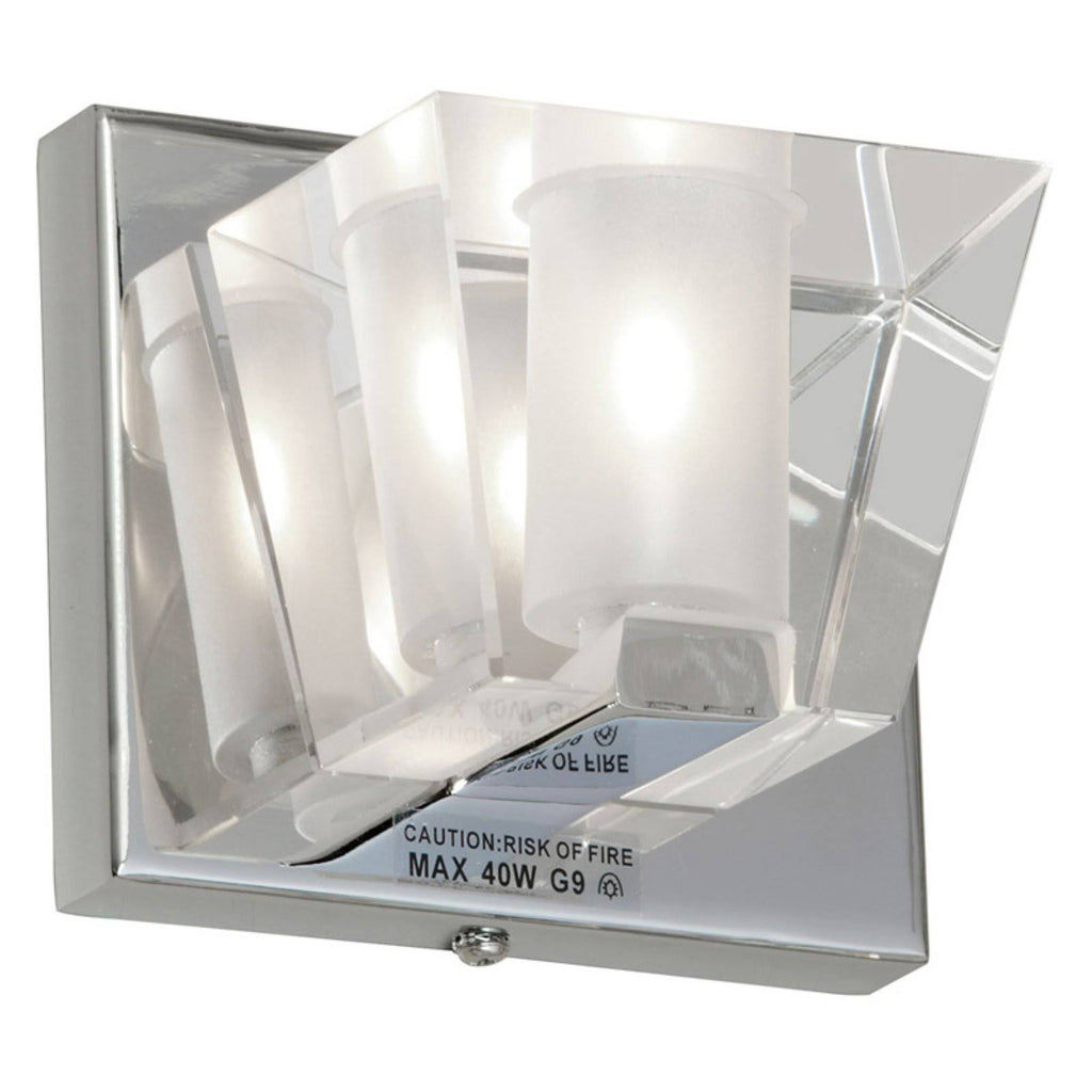 1 Light Sconce with Optical Crystal Shade H207