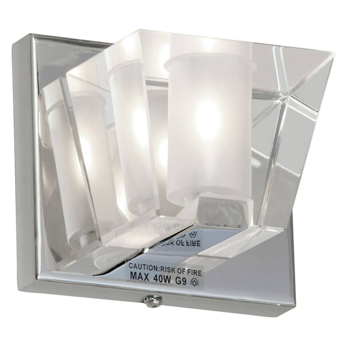 1 Light Sconce with Optical Crystal Shade H207