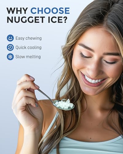 Countertop Nugget Ice Maker with Ice Bags S5945