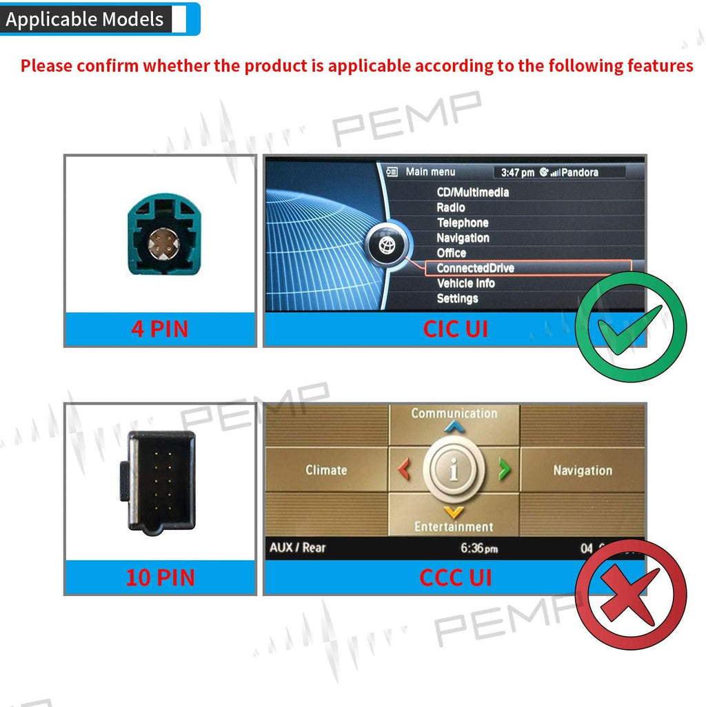 BMW E60 E90 CIC Android Carplay Screen, 8-core 4GB+64GB Android Auto Display J141115