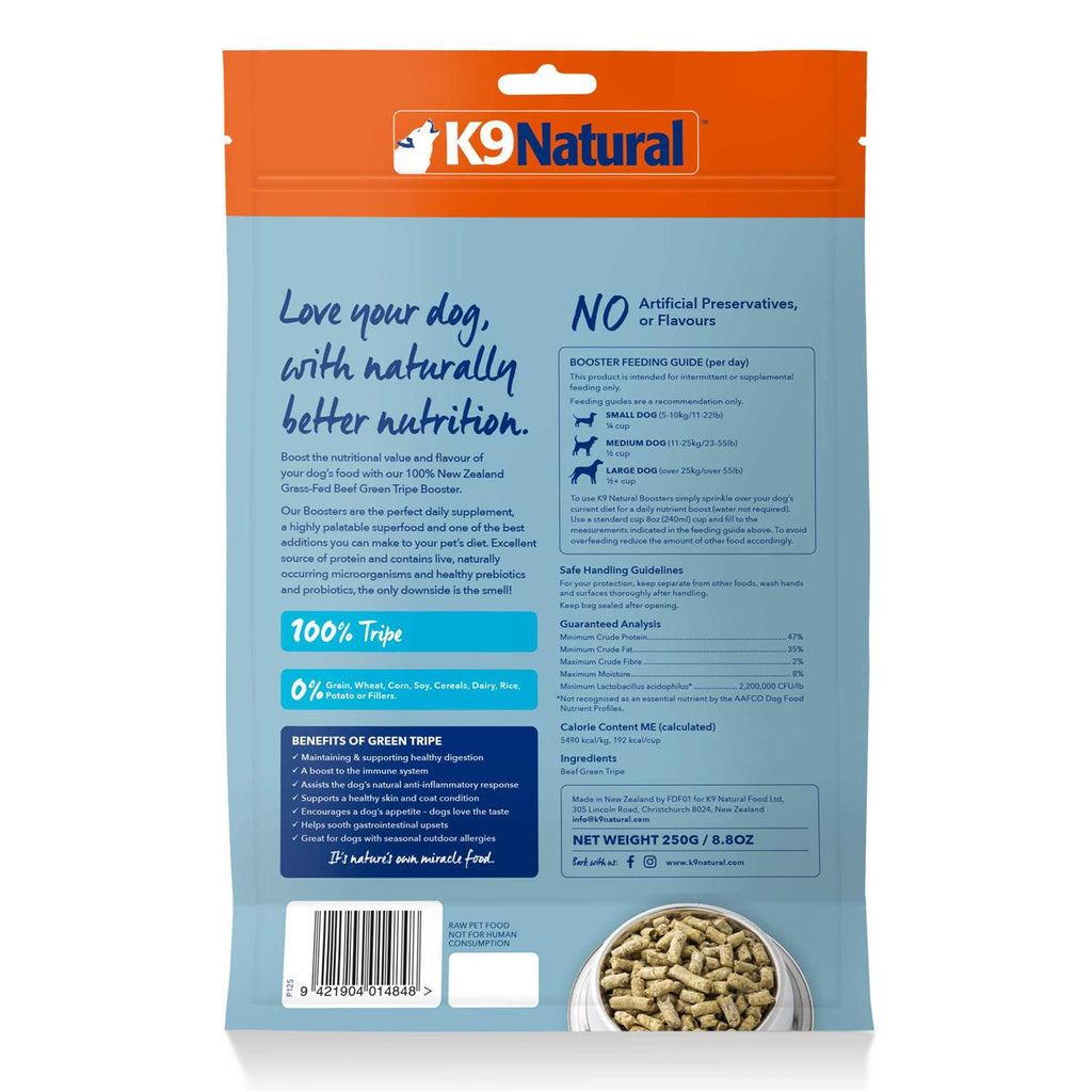Beef Green Tripe Freeze-Dried Booster B697