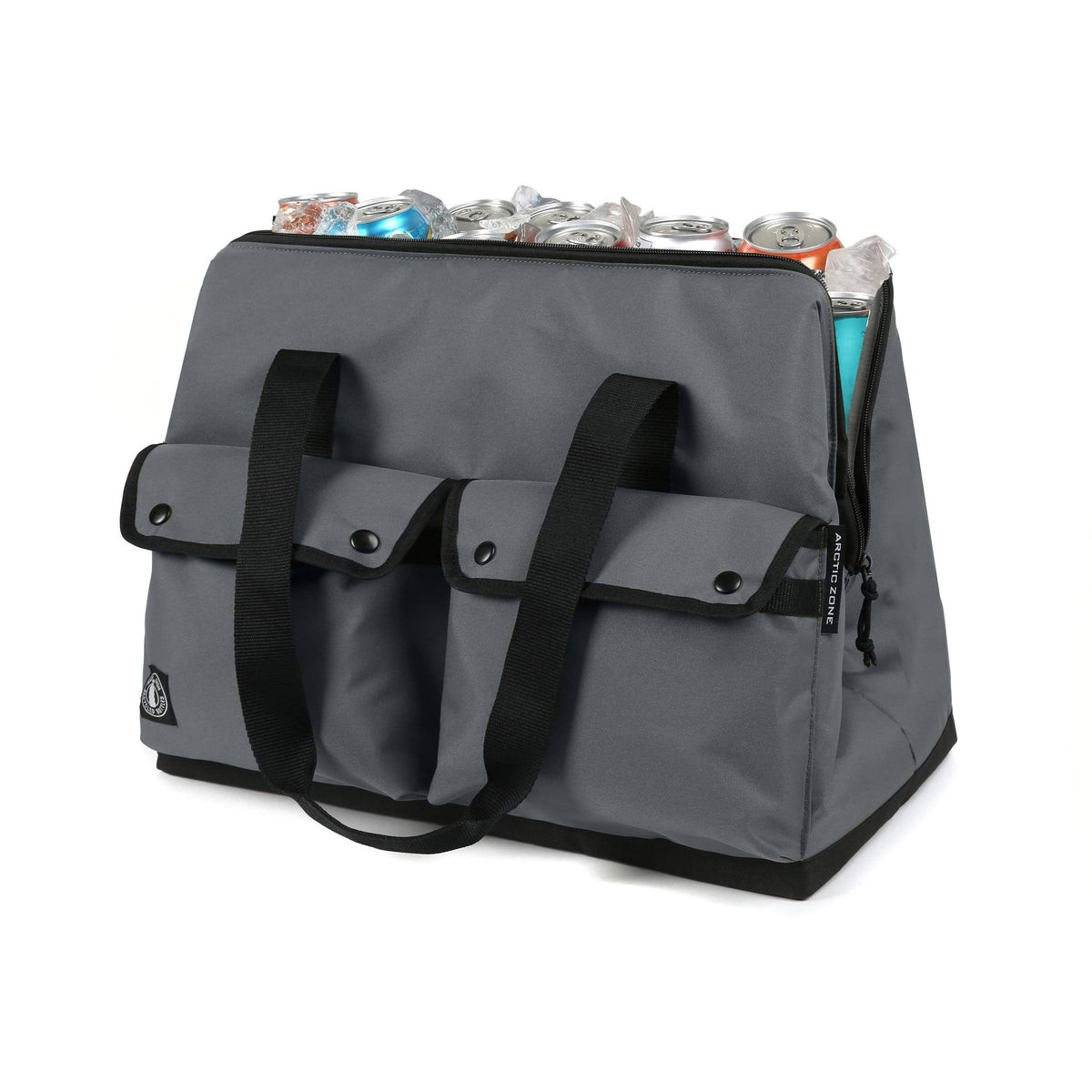 50 Can Insulated Picnic Satchel Gray M616141