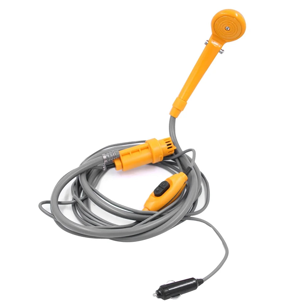 Portable Shower Kit with Pump, 6 Meter Cable, Max 2.5L Per Minute W264050