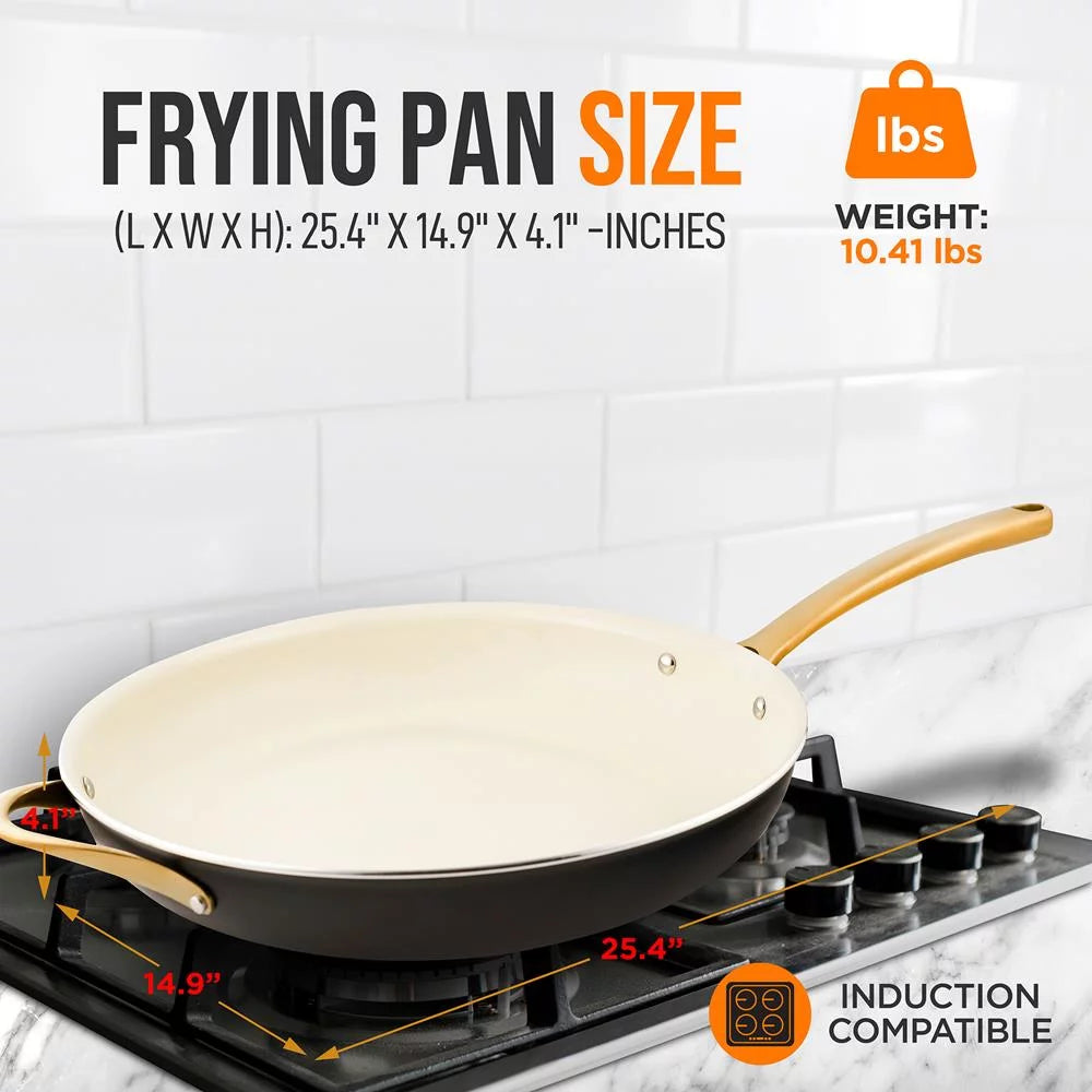 14" Extra Large Nonstick Fry Pan Skillet A7667