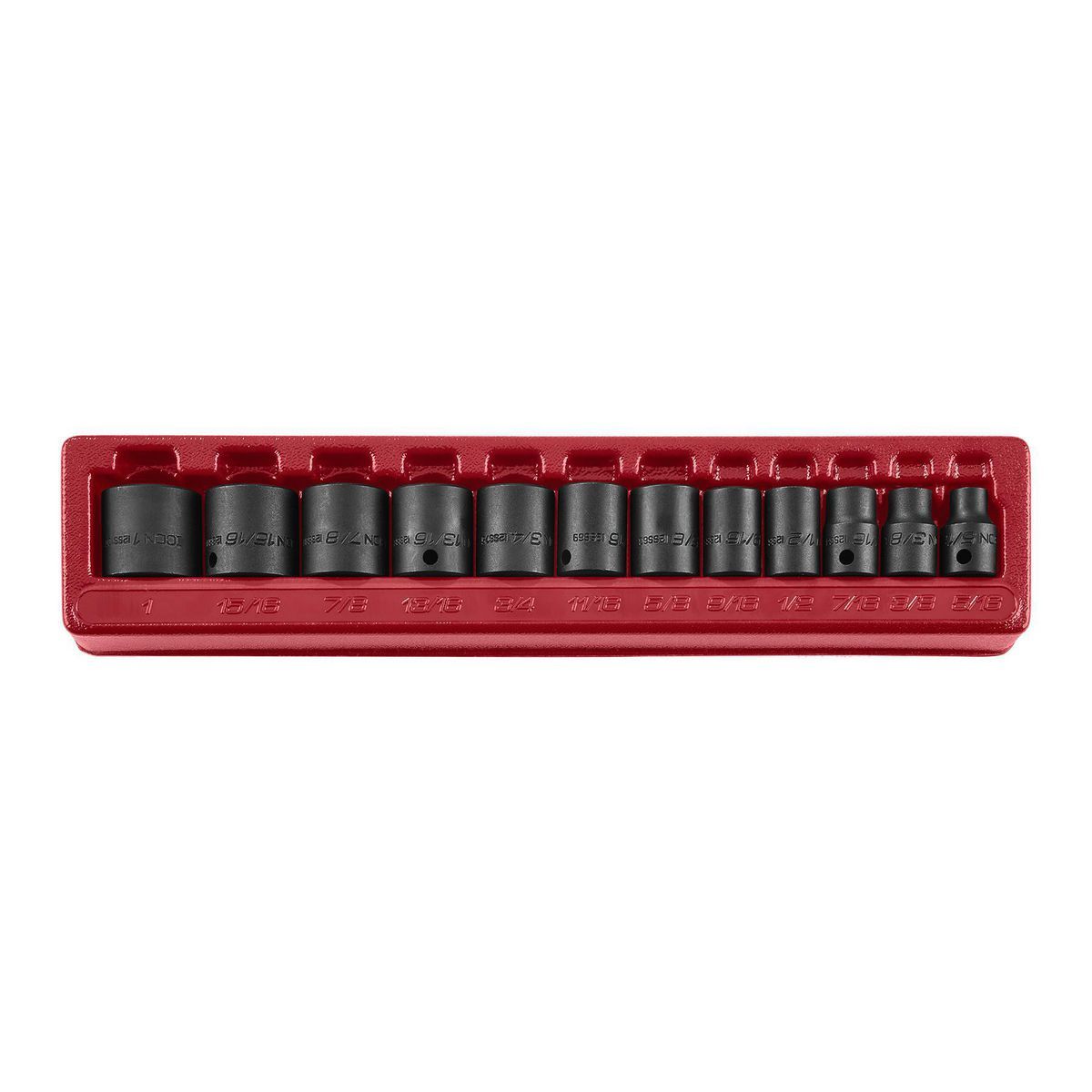 3/8 in. Drive SAE Impact Socket Set, 12 Piece K6891