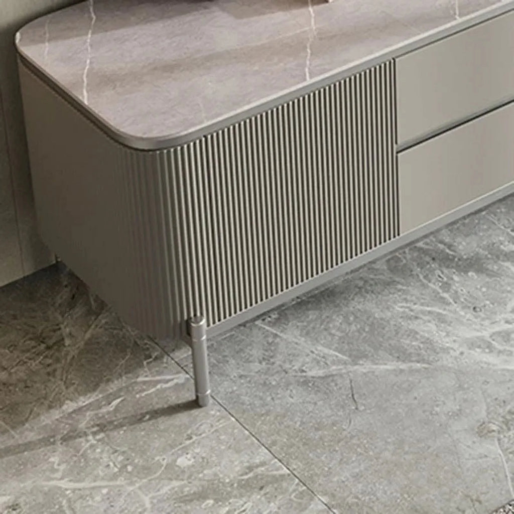 Modern Grey Tv Stand Storage Cabinet R627884