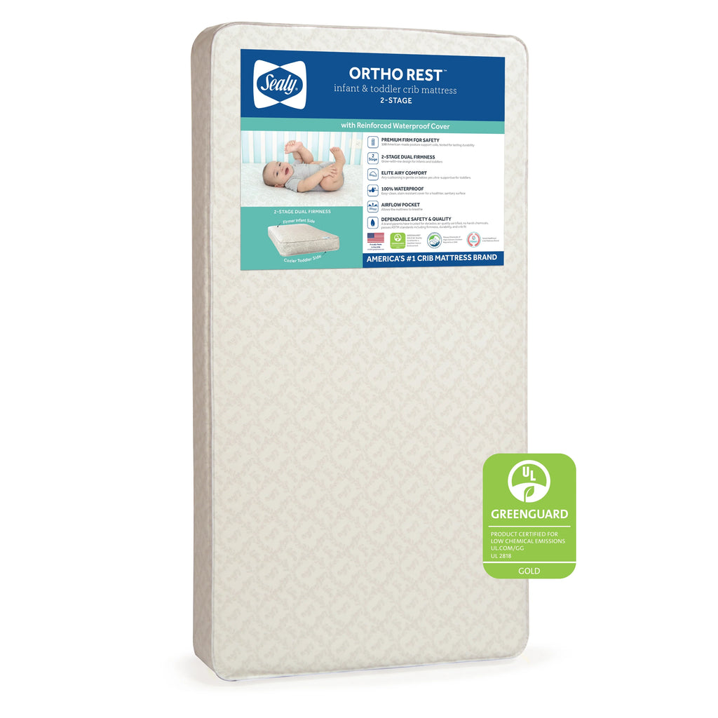 2-Stage Innerspring Baby Crib and Toddler Mattress D978